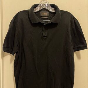Boss Classic Black Polo Shirt